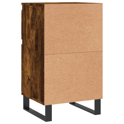 Dressoirs 2 St 40X35X70 Cm Bewerkt Hout Gerookt Eikenkleurig