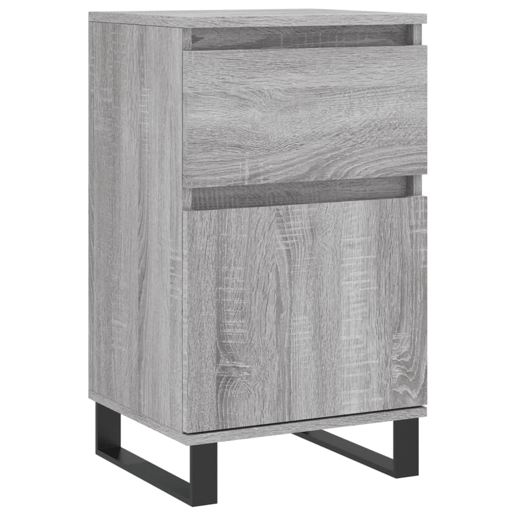 Dressoir 40X35X70 Cm Bewerkt Hout 1 Grijs sonoma