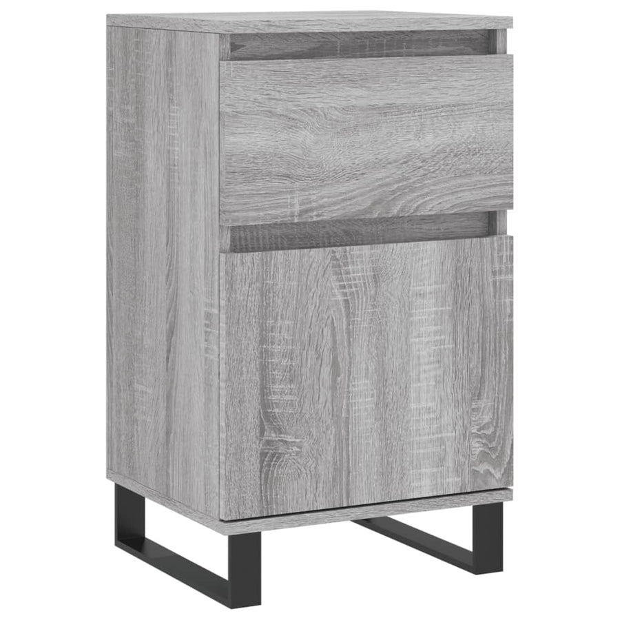 Dressoir 40X35X70 Cm Bewerkt Hout 1 Grijs sonoma