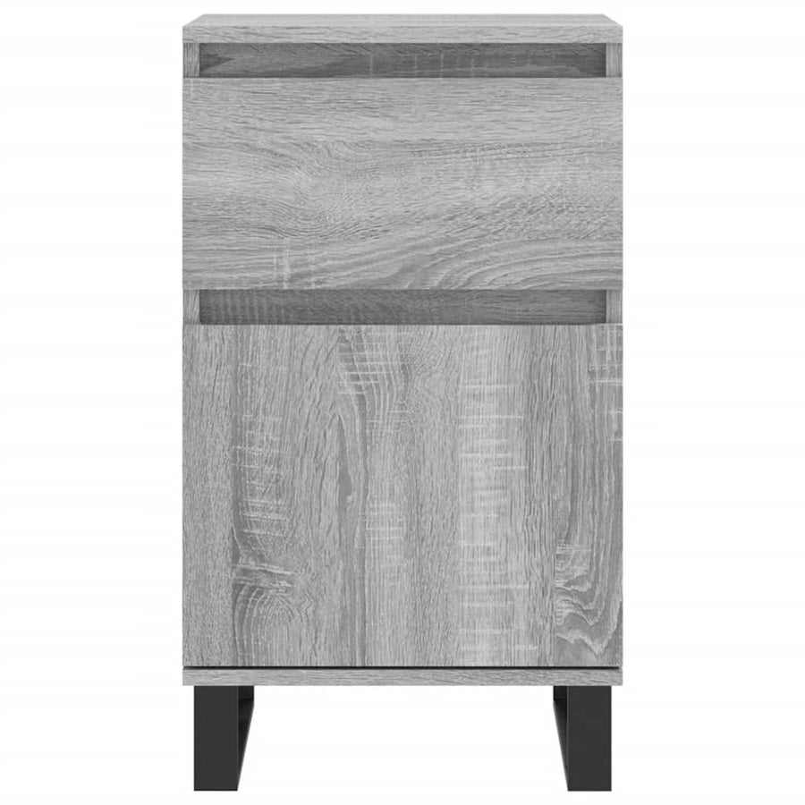 Dressoir 40X35X70 Cm Bewerkt Hout 1 Grijs sonoma
