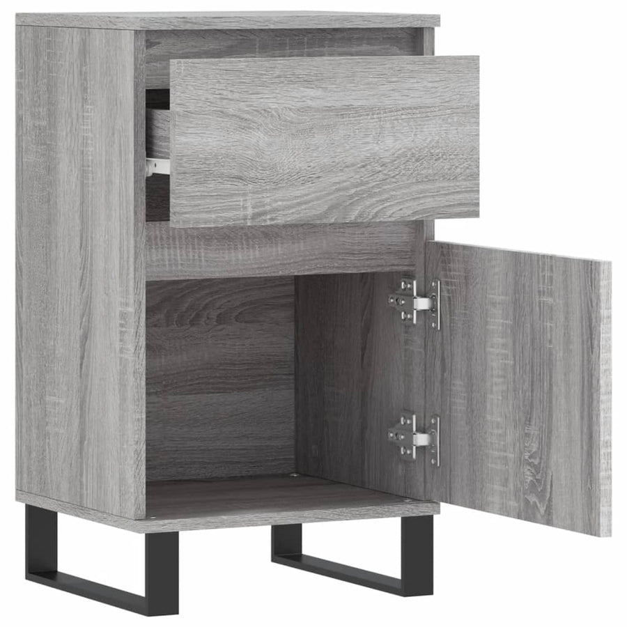Dressoir 40X35X70 Cm Bewerkt Hout 1 Grijs sonoma