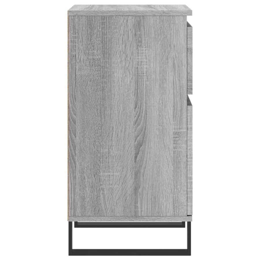 Dressoir 40X35X70 Cm Bewerkt Hout 1 Grijs sonoma
