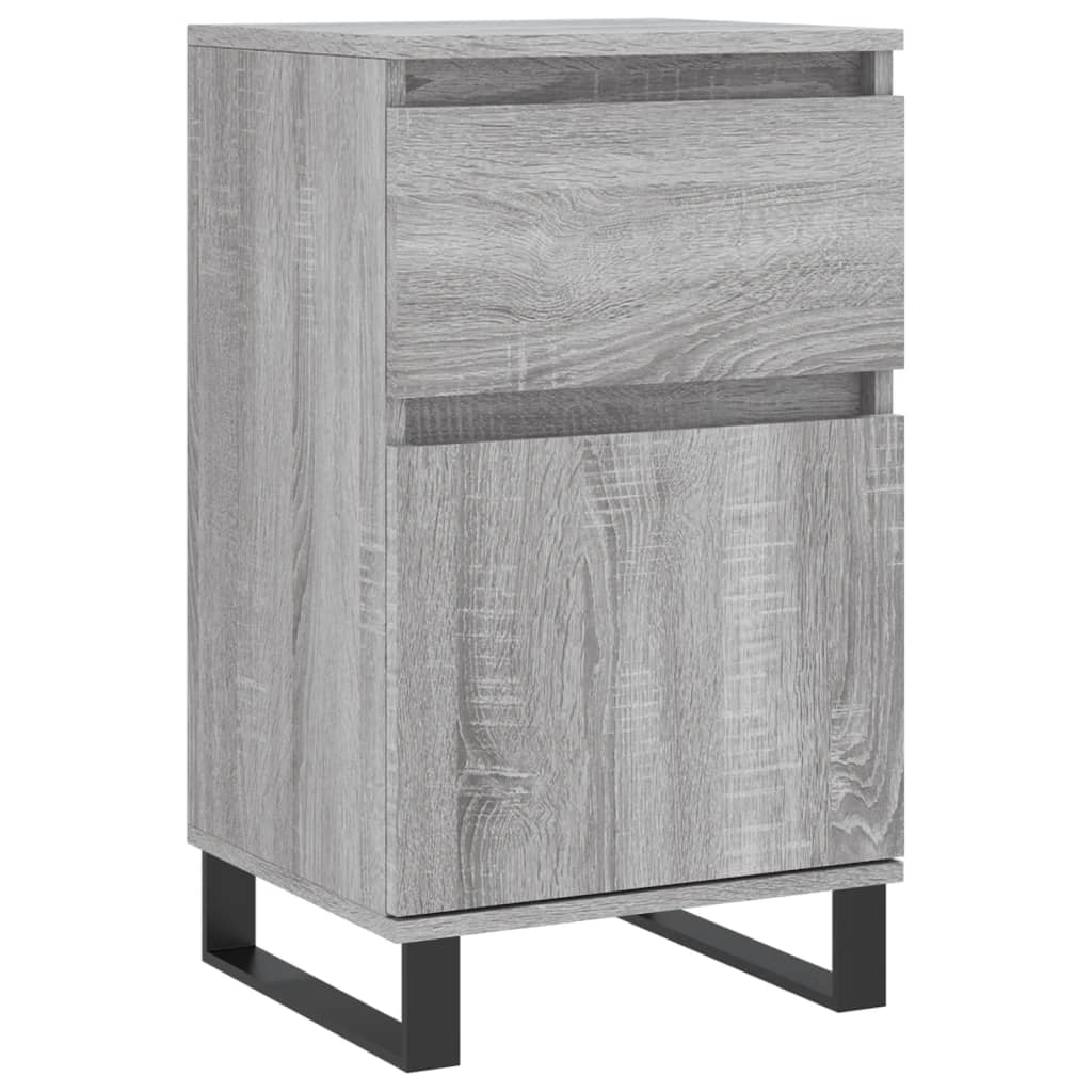 Dressoirs 2 St 40X35X70 Cm Bewerkt Hout Grijs Sonoma