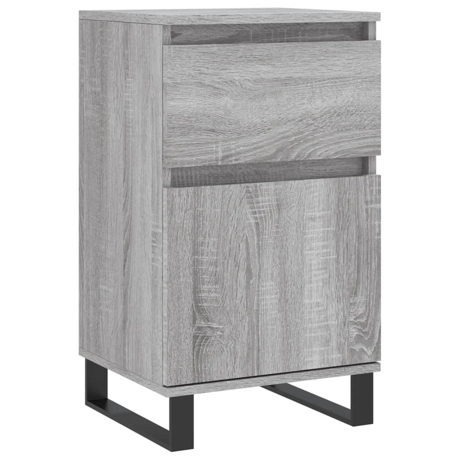 Dressoirs 2 St 40X35X70 Cm Bewerkt Hout Grijs Sonoma