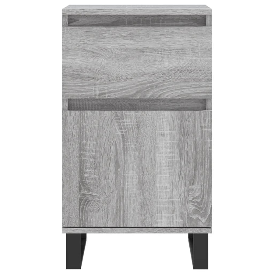 Dressoirs 2 St 40X35X70 Cm Bewerkt Hout Grijs Sonoma