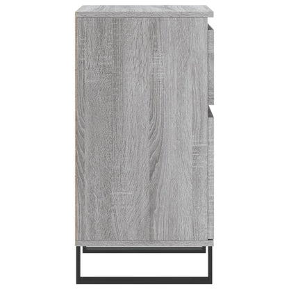 Dressoirs 2 St 40X35X70 Cm Bewerkt Hout Grijs Sonoma