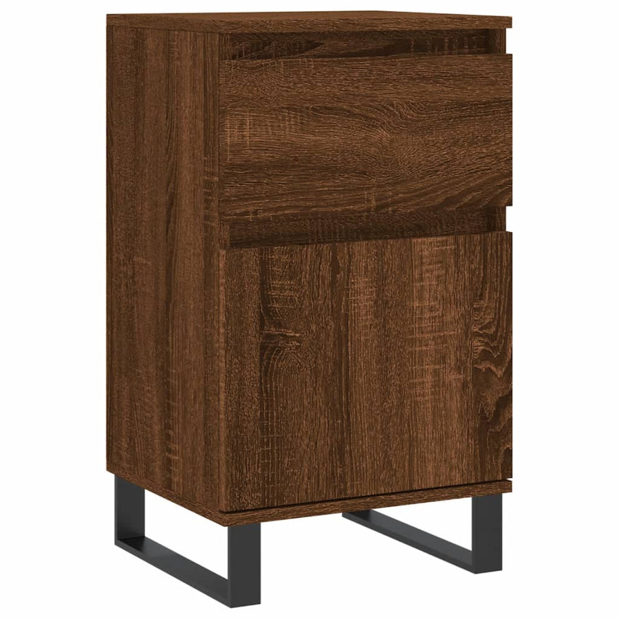 Dressoirs 2 St 40X35X70 Cm Bewerkt Hout Bruin Eikenkleur