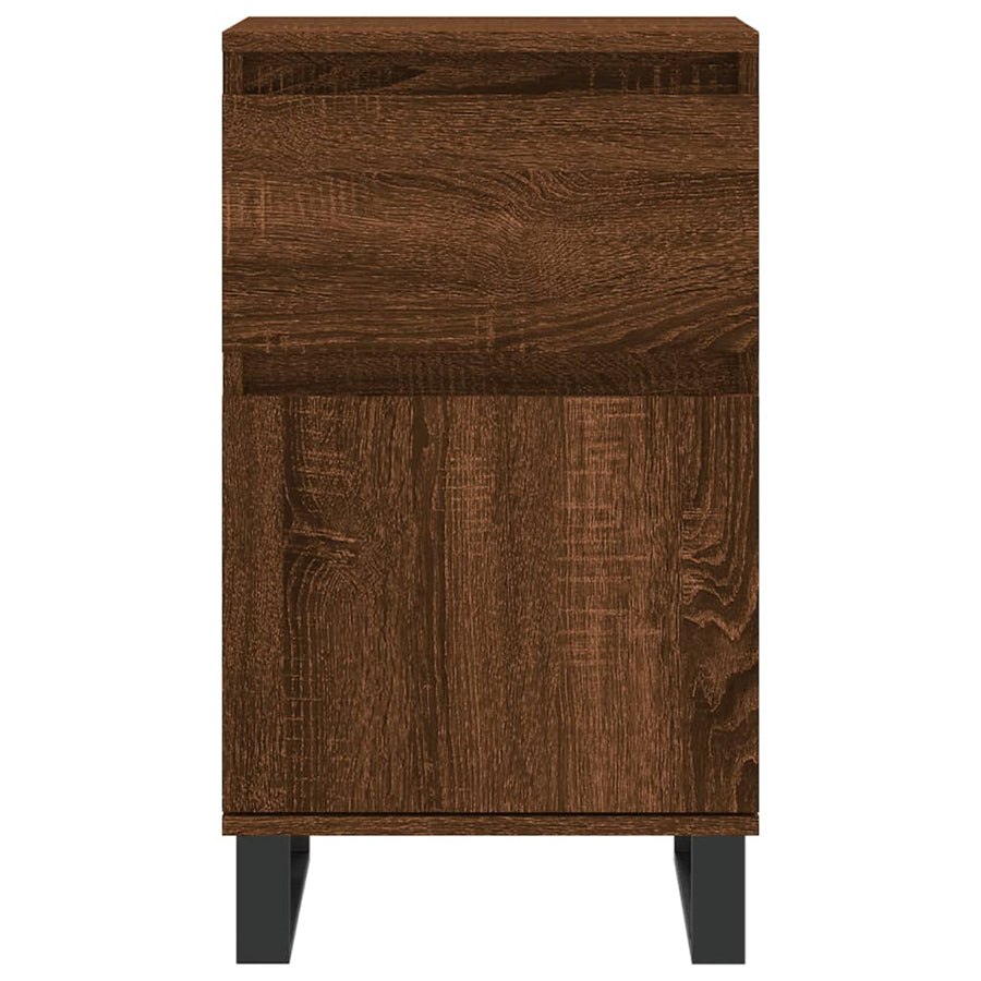 Dressoirs 2 St 40X35X70 Cm Bewerkt Hout Bruin Eikenkleur