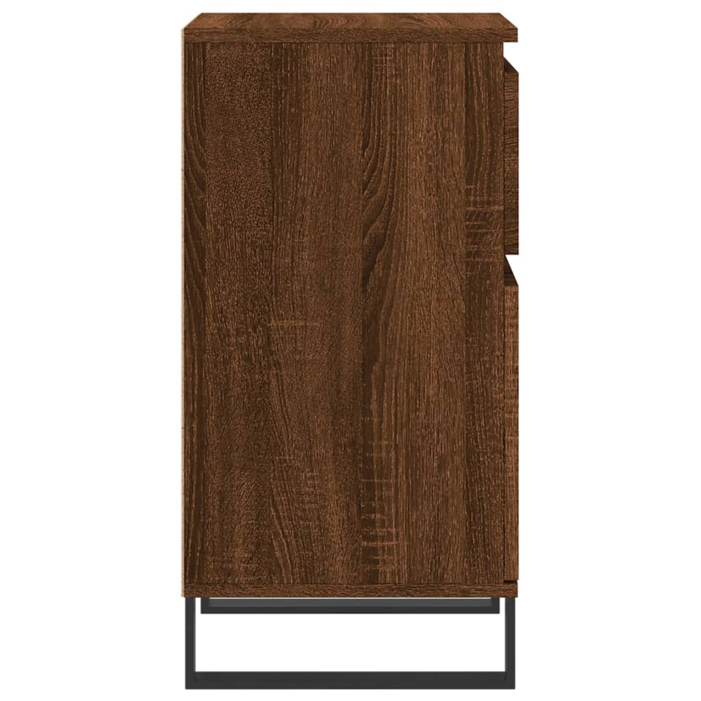 Dressoirs 2 St 40X35X70 Cm Bewerkt Hout Bruin Eikenkleur