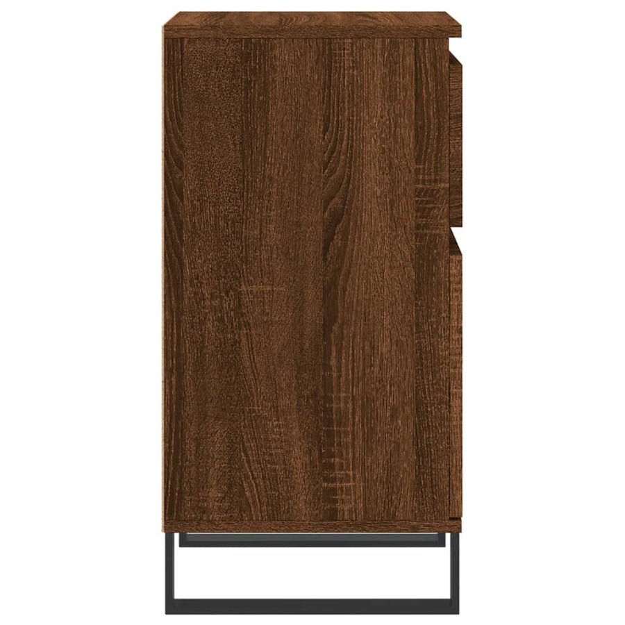 Dressoirs 2 St 40X35X70 Cm Bewerkt Hout Bruin Eikenkleur