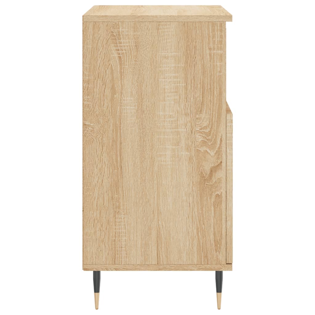 Dressoir 60x35x70 cm bewerkt hout sonoma eikenkleurig