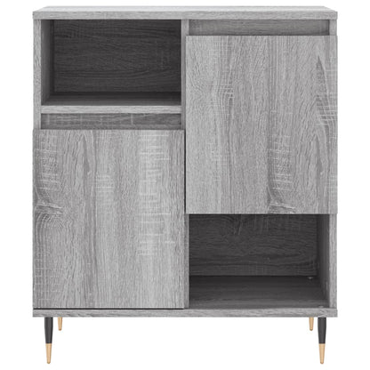 Dressoir 60X30X75 Cm Bewerkt Hout Grijs Sonoma Eikenkleurig