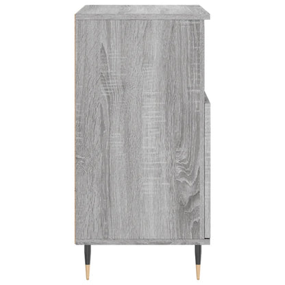 Dressoir 60X30X75 Cm Bewerkt Hout Grijs Sonoma Eikenkleurig