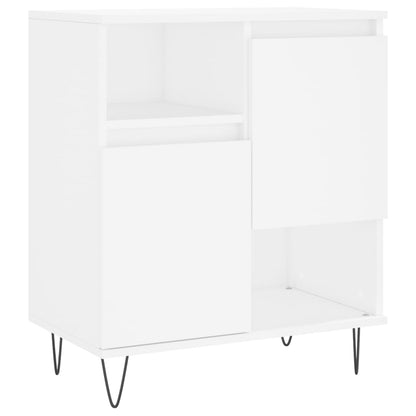 Dressoir 60X35X70 Cm Bewerkt Hout Wit