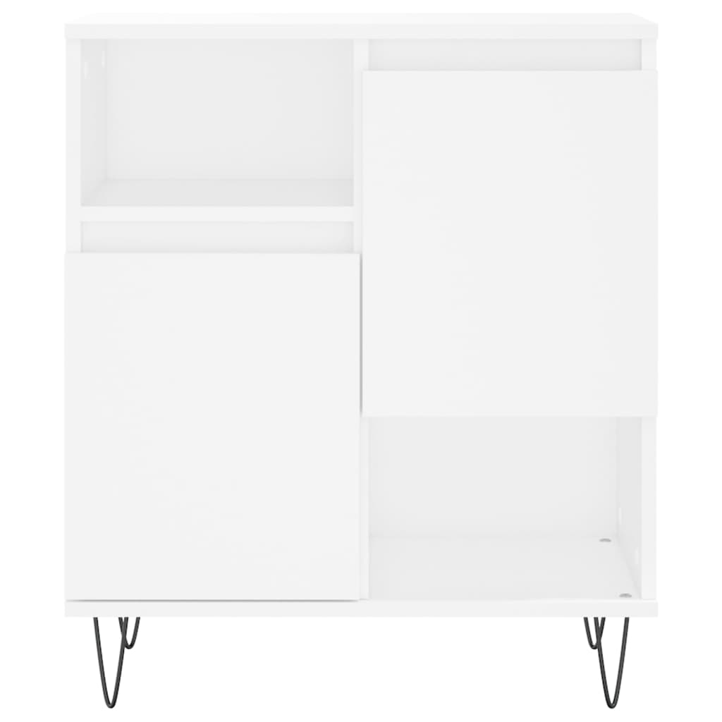 Dressoir 60X35X70 Cm Bewerkt Hout Wit