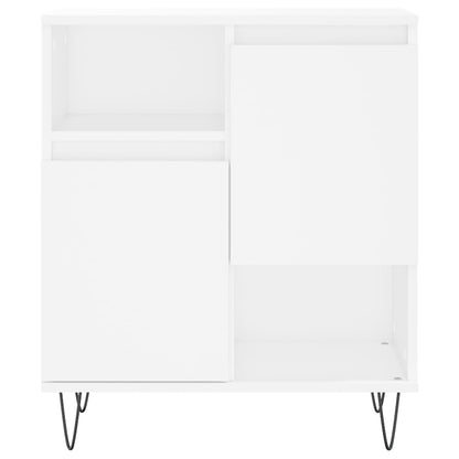 Dressoir 60X35X70 Cm Bewerkt Hout Wit