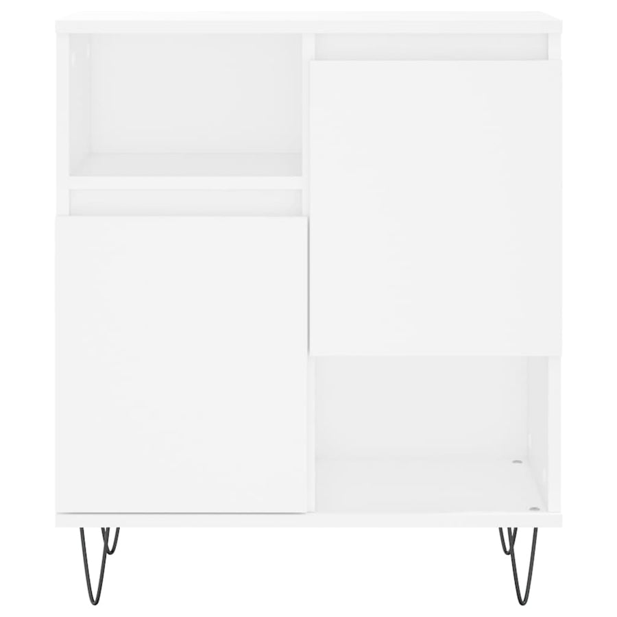 Dressoir 60X35X70 Cm Bewerkt Hout Wit