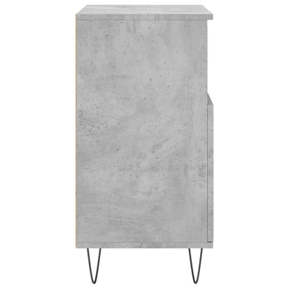 Dressoir 60X35X70 Cm Bewerkt Hout Betongrijs