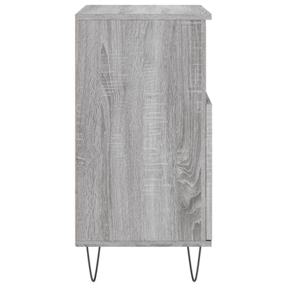 Dressoir 60X30X75 Cm Bewerkt Hout Grijs Sonoma Eikenkleurig