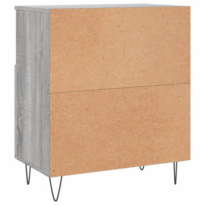Dressoir 60X30X75 Cm Bewerkt Hout Grijs Sonoma Eikenkleurig