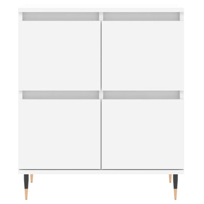 Dressoir 60X35X70 Cm Bewerkt Hout Wit