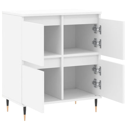 Dressoir 60X35X70 Cm Bewerkt Hout Wit