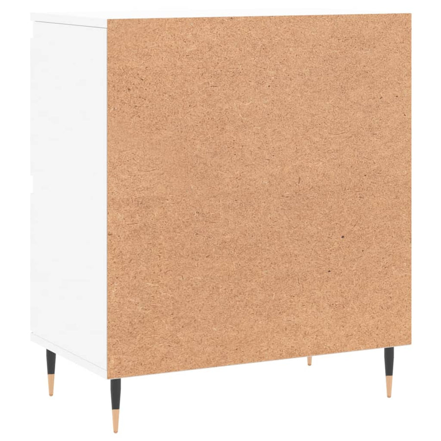 Dressoir 60X35X70 Cm Bewerkt Hout Wit
