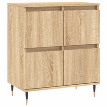 Dressoir 60X35X70 Cm Bewerkt Hout Sonoma Eikenkleurig