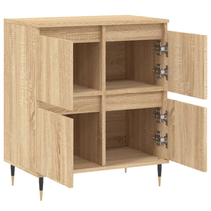 Dressoir 60X35X70 Cm Bewerkt Hout Sonoma Eikenkleurig