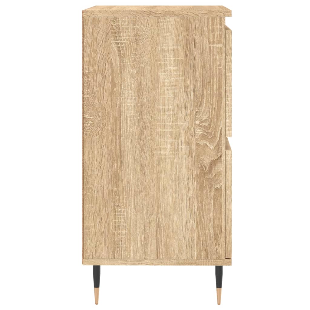 Dressoir 60X35X70 Cm Bewerkt Hout Sonoma Eikenkleurig