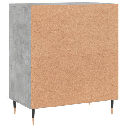 Dressoir 60X35X70 Cm Bewerkt Hout Betongrijs