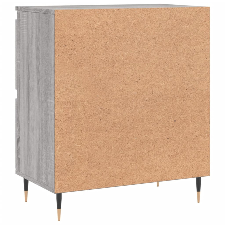 Dressoir 60X30X75 Cm Bewerkt Hout Grijs Sonoma Eikenkleurig