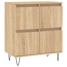 Dressoir 60X35X70 Cm Bewerkt Hout Sonoma Eikenkleurig