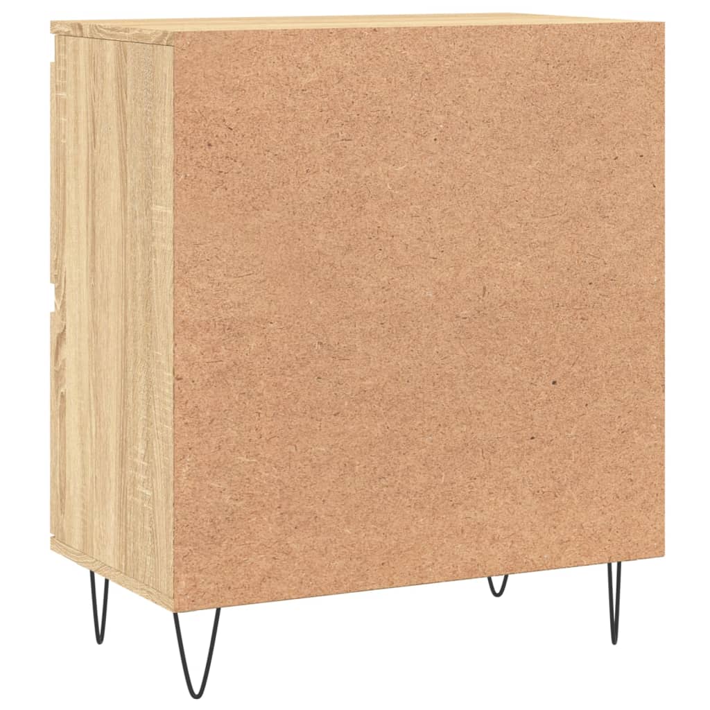 Dressoir 60X35X70 Cm Bewerkt Hout Sonoma Eikenkleurig
