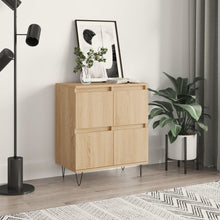 Dressoir 60X35X70 Cm Bewerkt Hout Sonoma Eikenkleurig