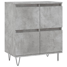 Dressoir 60X35X70 Cm Bewerkt Hout Betongrijs