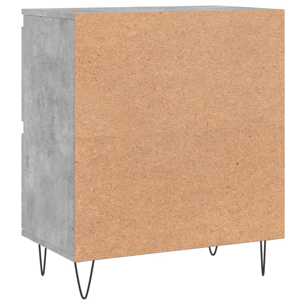 Dressoir 60X35X70 Cm Bewerkt Hout Betongrijs