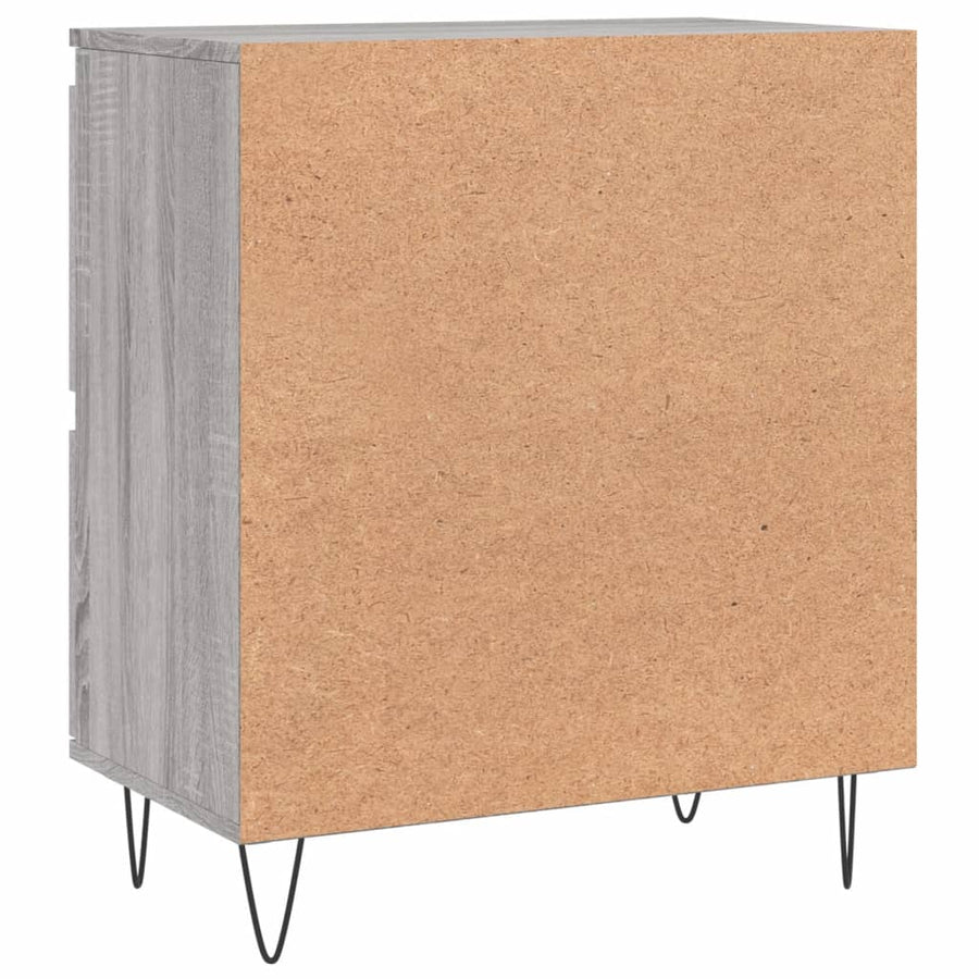 Dressoir 60X30X75 Cm Bewerkt Hout Grijs Sonoma Eikenkleurig
