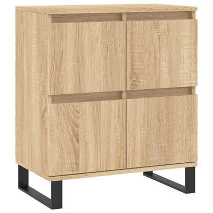 Dressoir 60X35X70 Cm Bewerkt Hout Sonoma Eikenkleurig