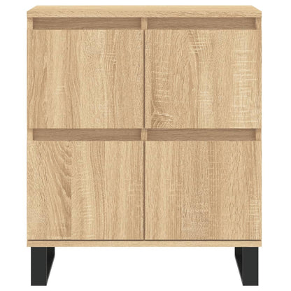 Dressoir 60X35X70 Cm Bewerkt Hout Sonoma Eikenkleurig