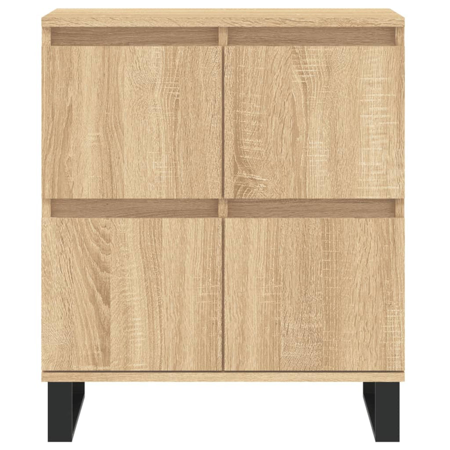 Dressoir 60X35X70 Cm Bewerkt Hout Sonoma Eikenkleurig