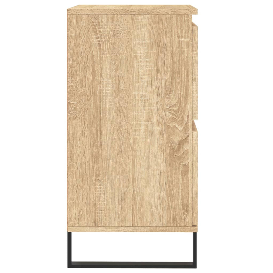 Dressoir 60X35X70 Cm Bewerkt Hout Sonoma Eikenkleurig