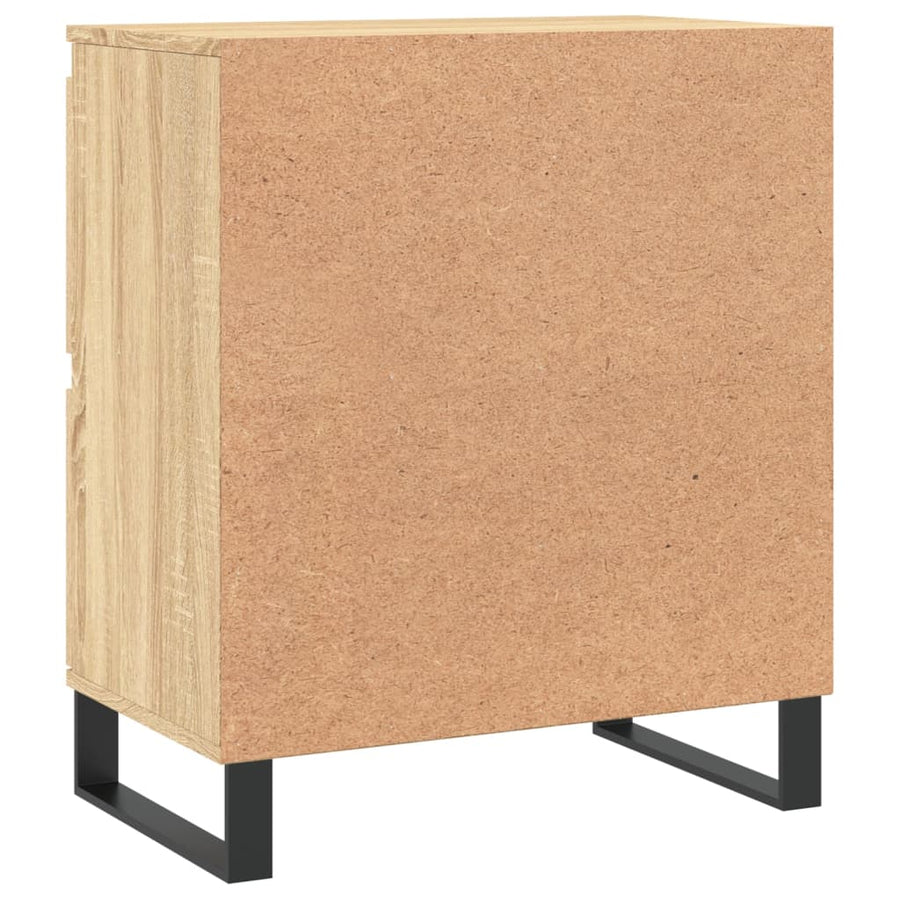 Dressoir 60X35X70 Cm Bewerkt Hout Sonoma Eikenkleurig
