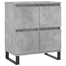 Dressoir 60X35X70 Cm Bewerkt Hout Betongrijs