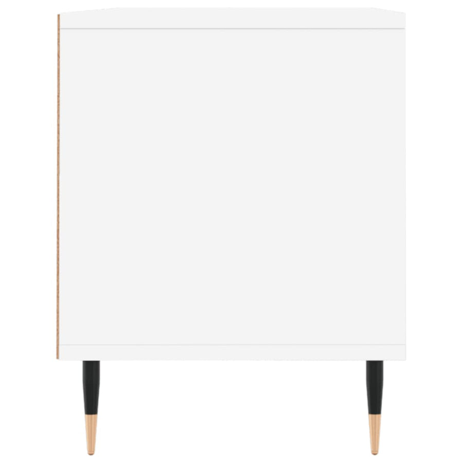 Tv-Meubel 00X34,5X44,5 Cm Bewerkt Hout Wit