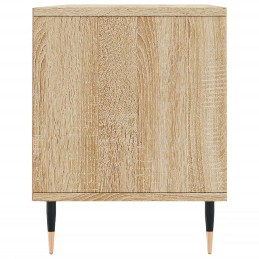 Tv-Meubel 100X34,5X44,5 Cm Bewerkt Hout Kleurig Sonoma eiken