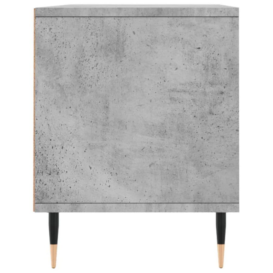 Tv-Meubel 00X34,5X44,5 Cm Bewerkt Hout Betongrijs
