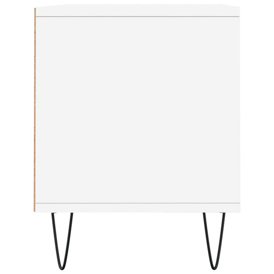 Tv-Meubel 00X34,5X44,5 Cm Bewerkt Hout Wit