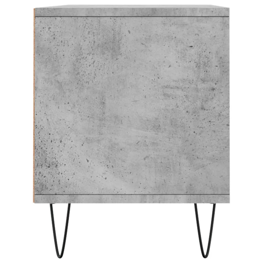 Tv-Meubel 00X34,5X44,5 Cm Bewerkt Hout Betongrijs