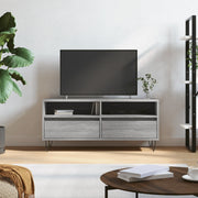 Tv-meubel 100x34,5x44,5 cm bewerkt hout grijs